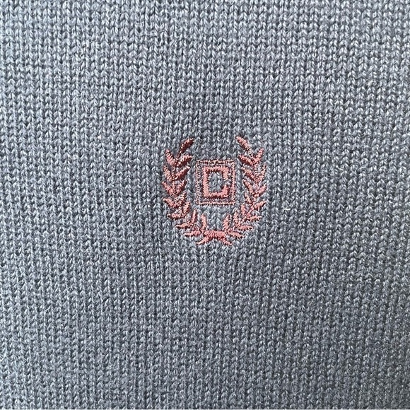 𝅺Chaps Navy Blue V-Neck Sweater Vest in Size Large - Picture 4 of 13
